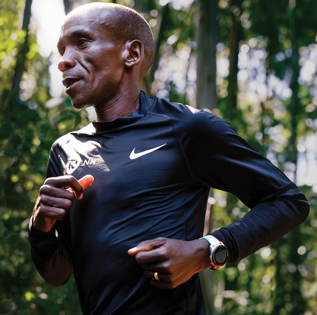 eliud kipchoge wereable garmin